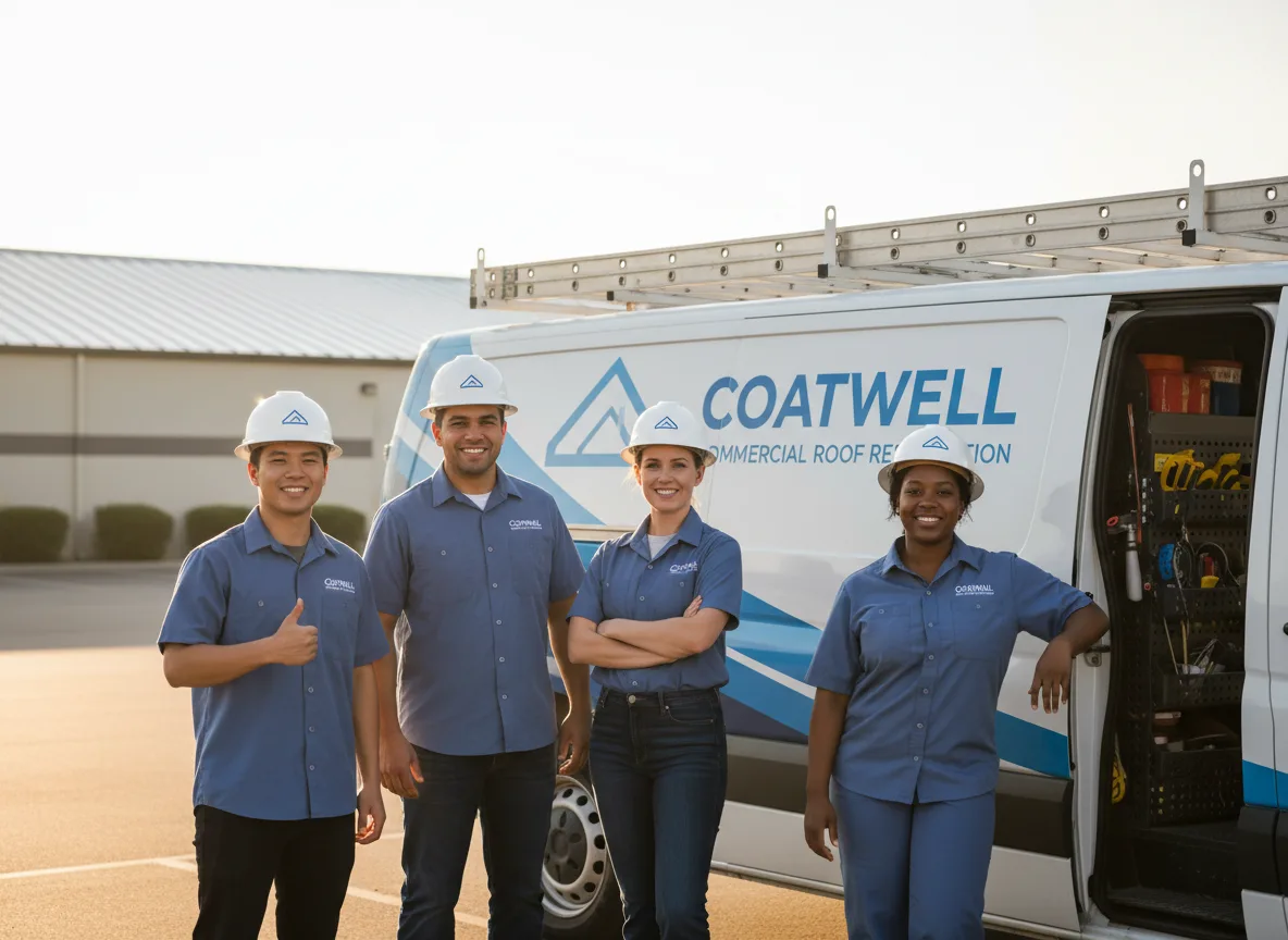 Commercial roof coating company in Steedman, MO
